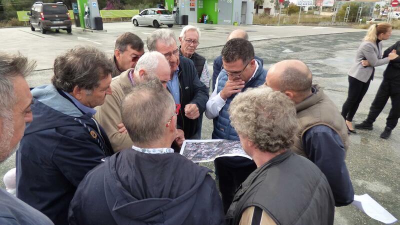 Una banda peatonal mejorará la seguridad de los viandantes en el Camí del Palasiet  