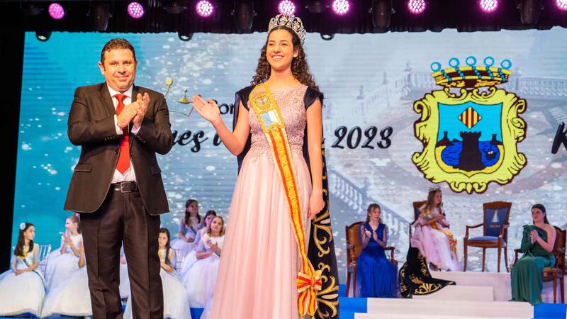 Angélica Morenilla and Daniela Talavera, crowned queens of Benidorm Patron Saint Festivities