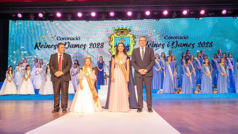 Angélica Morenilla and Daniela Talavera, crowned queens of Benidorm Patron Saint Festivities