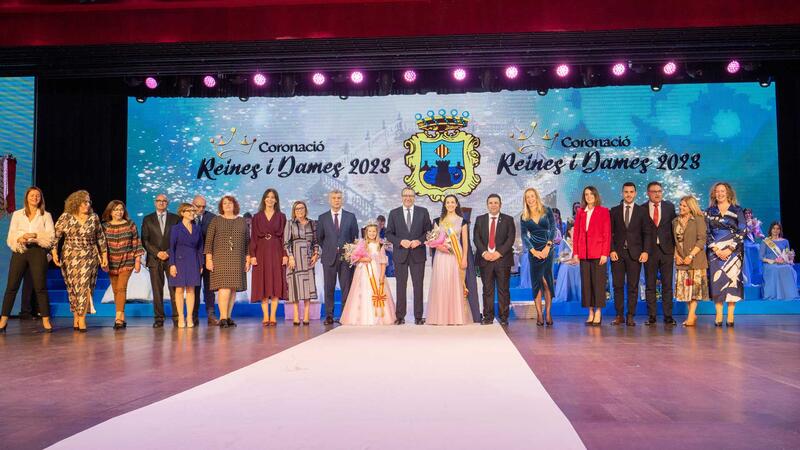 Angélica Morenilla and Daniela Talavera, crowned queens of Benidorm Patron Saint Festivities