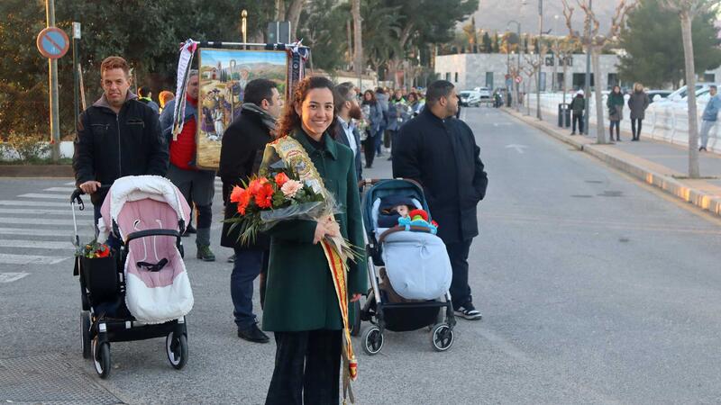 Benidorm celebra la fiesta de Sant Antoni con la romería y la ofrenda al santo en la Ermita de Sanz