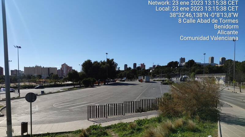 Mercasa car park, already operational after the Cyclocross World Cup