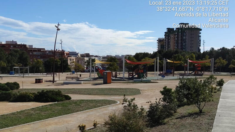 Mercasa car park, already operational after the Cyclocross World Cup