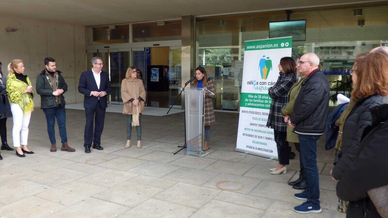 Today Benidorm commemorates the celebration of International Childhood Cancer Day with the motto 