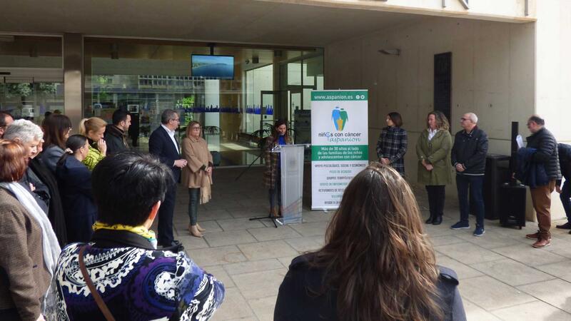 Today Benidorm commemorates the celebration of International Childhood Cancer Day with the motto 