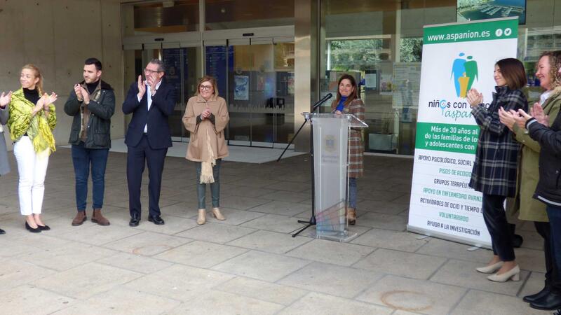 Today Benidorm commemorates the celebration of International Childhood Cancer Day with the motto 