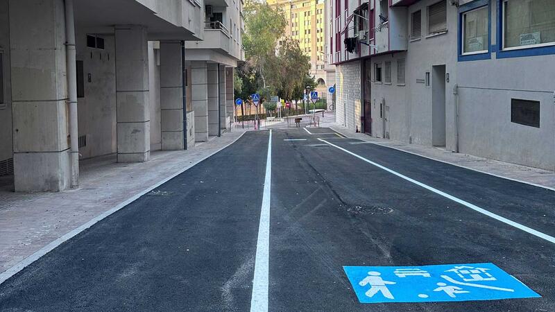 Benidorm completes the accessibility and mobility improvements in the surroundings of Santa Cristina street