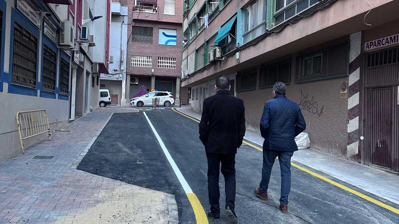 Benidorm completes the accessibility and mobility improvements in the surroundings of Santa Cristina street