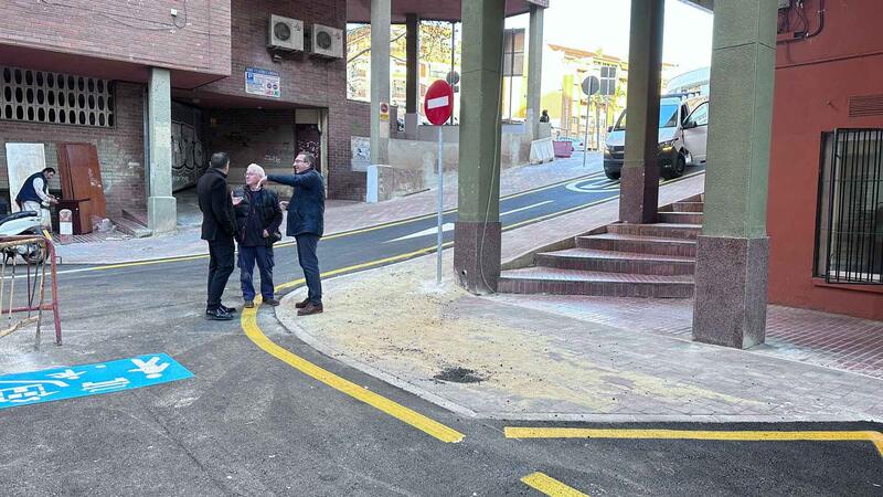 Benidorm completes the accessibility and mobility improvements in the surroundings of Santa Cristina street