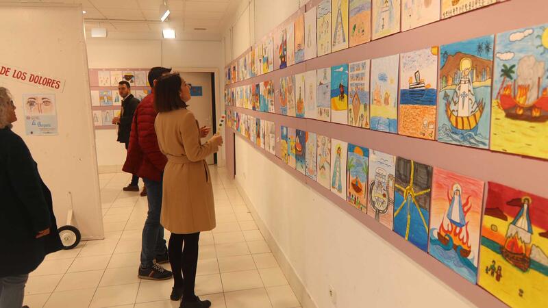 La Casa del Fester acoge desde hoy la exposición del XX Certamen Escolar de Dibujo y Pintura de la ACR La Barqueta