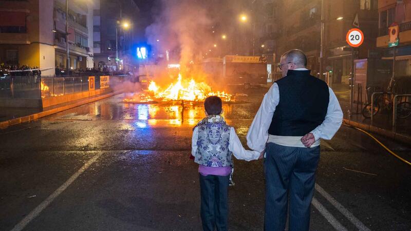 Las fallas de Benidorm se despiden hasta el próximo año con la ‘Nit de la Cremà’