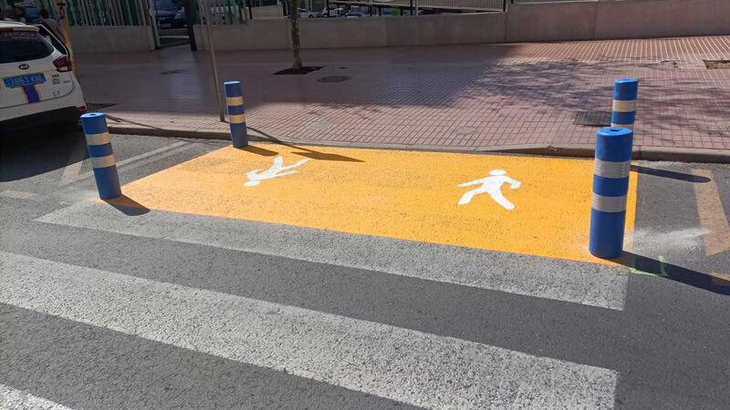 Benidorm ejecuta actuaciones para mejorar la fluidez del tráfico y la seguridad peatonal en Semana Santa