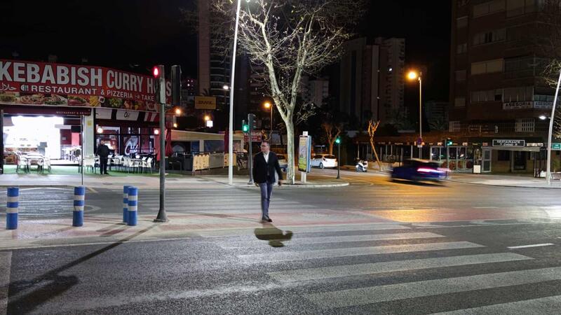 Benidorm ejecuta actuaciones para mejorar la fluidez del tráfico y la seguridad peatonal en Semana Santa