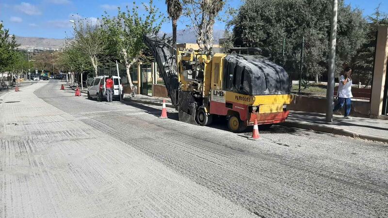 Benidorm concluye las obras de renovación de infraestructuras en la calle Severo Ochoa con el asfaltado de la vía