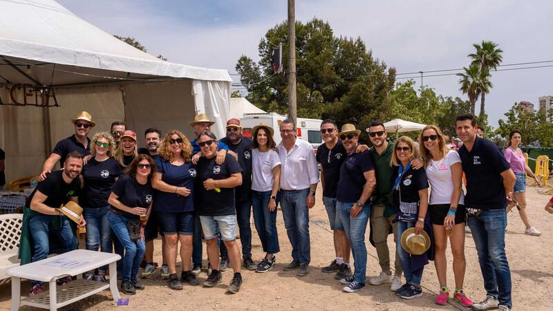 Las peñas de Benidorm plantan en El Murtal su tradicional Acampada