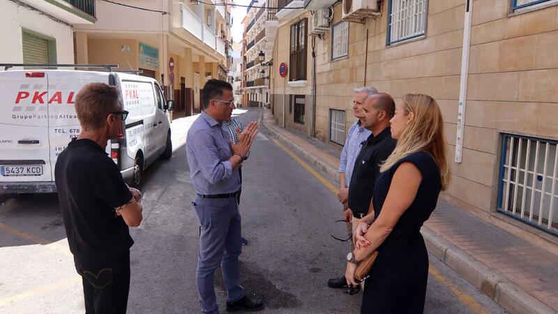 Benidorm improves accessibility in El Campo neighborhood with the implementation of the single platform and lugs on the corners