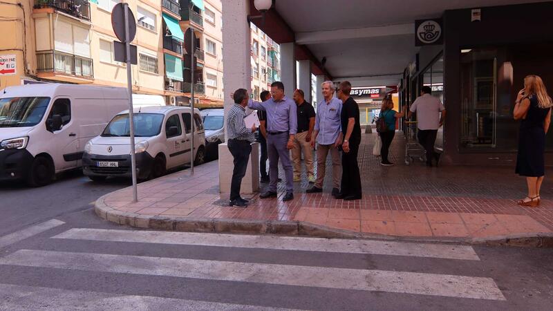 Benidorm improves accessibility in El Campo neighborhood with the implementation of the single platform and lugs on the corners