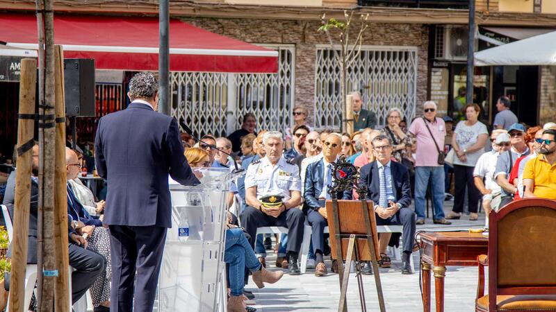 Benidorm commemorates Europe Day in the newly renovated Neptuno Square