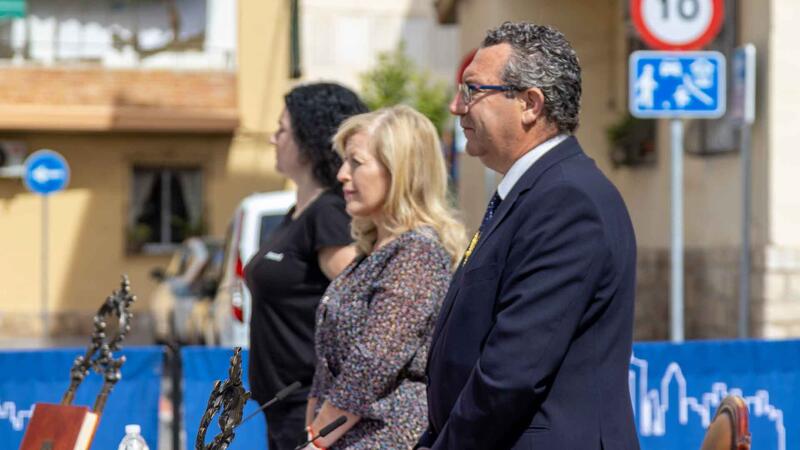 Benidorm commemorates Europe Day in the newly renovated Neptuno Square