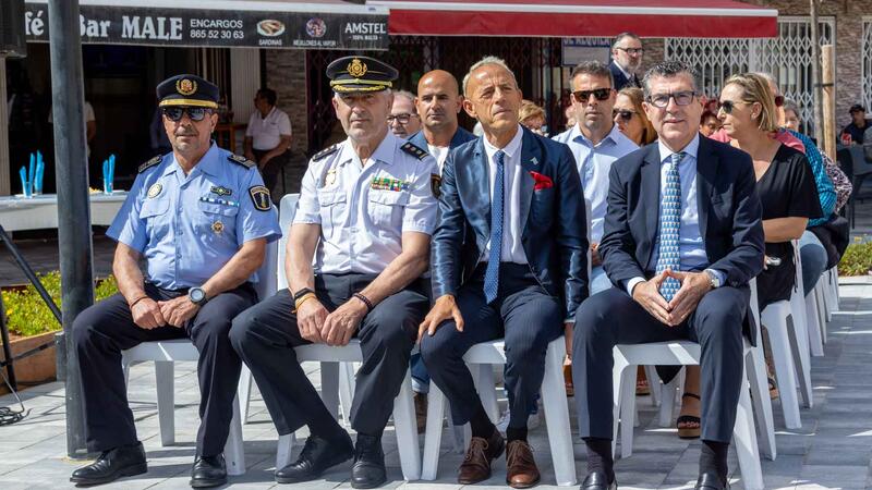 Benidorm commemorates Europe Day in the newly renovated Neptuno Square