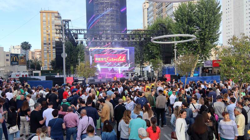Benidorm vibrated last night with Benidorm Fest Euroclub to support Blanca Paloma in Eurovision