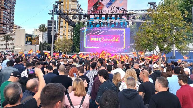 Benidorm vibrated last night with Benidorm Fest Euroclub to support Blanca Paloma in Eurovision