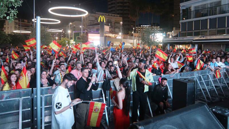 Benidorm vibrated last night with Benidorm Fest Euroclub to support Blanca Paloma in Eurovision