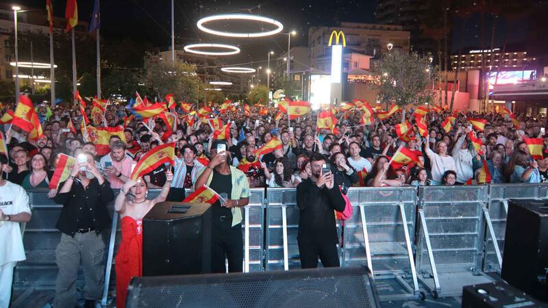 Benidorm vibrated last night with Benidorm Fest Euroclub to support Blanca Paloma in Eurovision