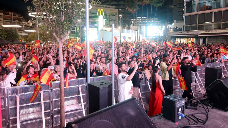 Benidorm vibrated last night with Benidorm Fest Euroclub to support Blanca Paloma in Eurovision