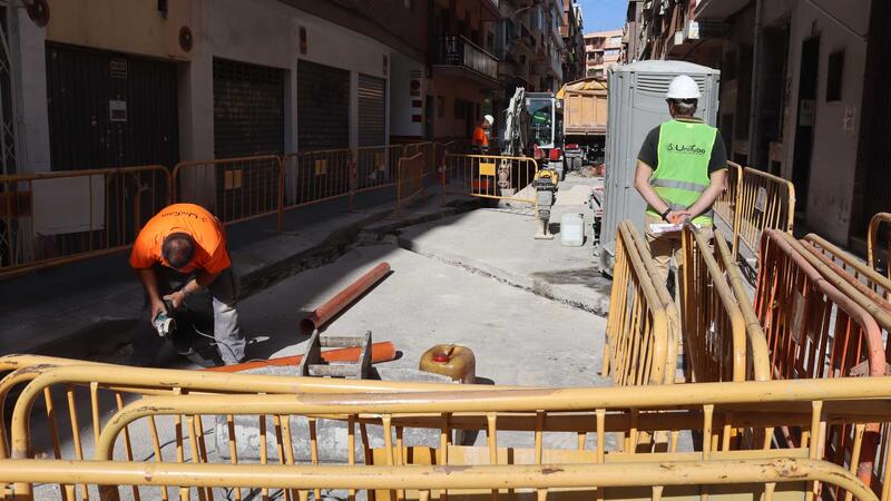 Benidorm inicia la implantación de la red de aguas pluviales y la plataforma única en la calle Buen Pastor