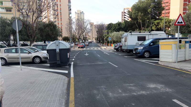 Benidorm ends the actions to improve accessibility on Venezuela street