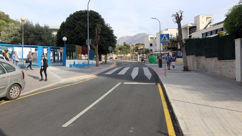 Benidorm ends the actions to improve accessibility on Venezuela street