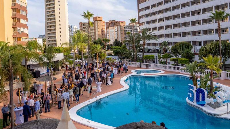  Poseidón hotel celebrates its 50 anniversary in Benidorm