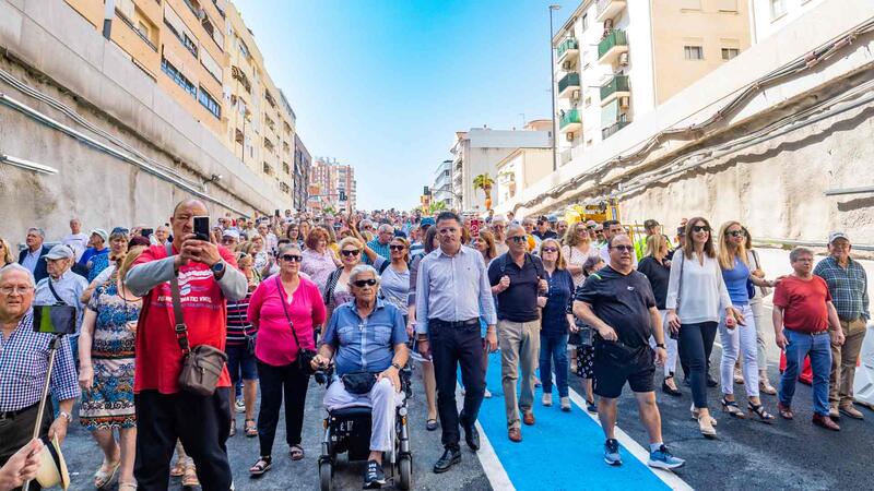 Benidorm obri al trànsit el pas subterrani de l