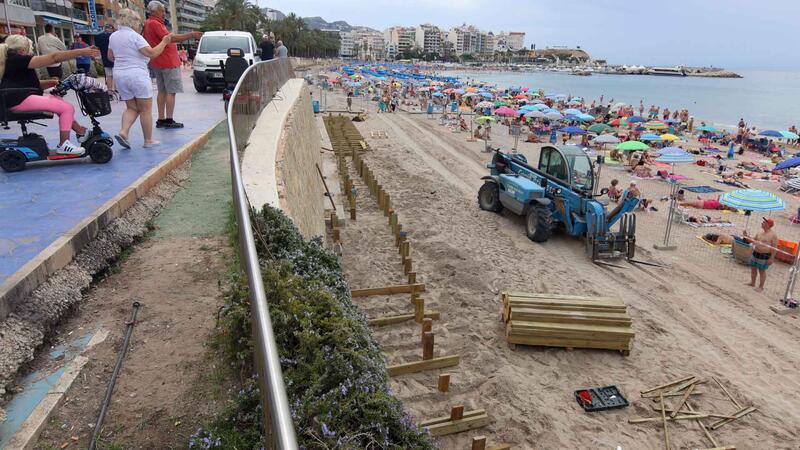 The new promenade from Poniente beach will reach Paseo de Colón