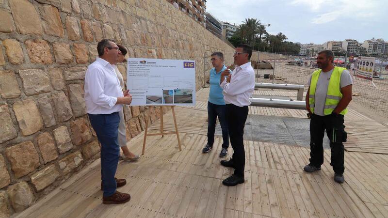The new promenade from Poniente beach will reach Paseo de Colón