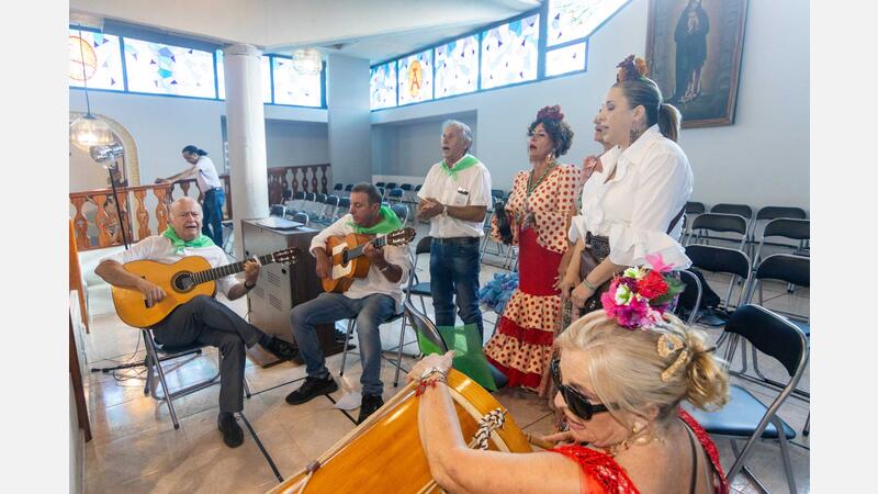  Casa de Andalucía in Benidorm celebrates Corpus Christi pilgrimage dedicated to the Virgen del Rocío