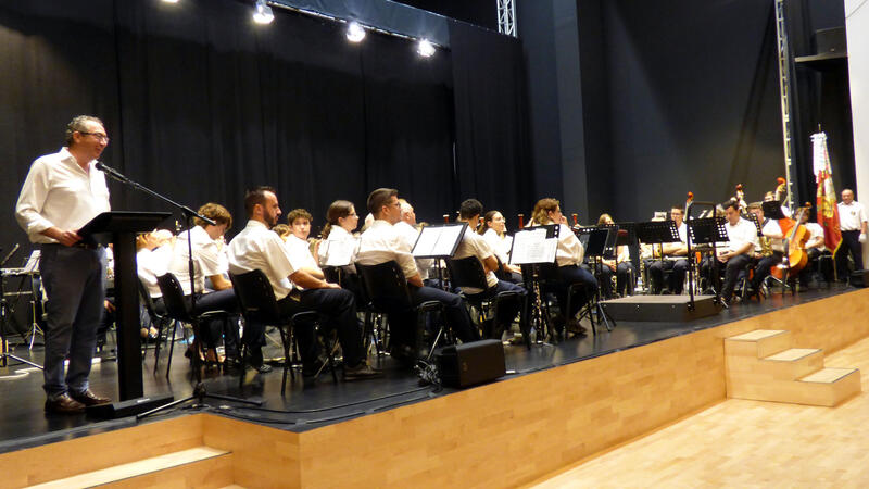 Posthumous tribute to Jaume Antón by Unión Musical, its honorary president