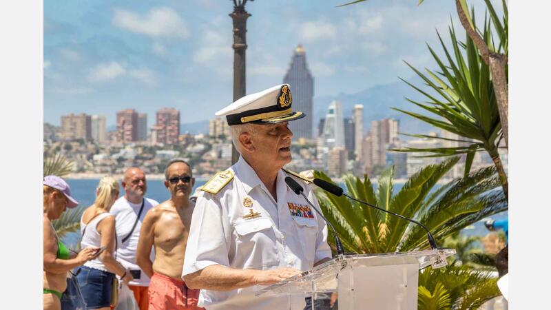 Benidorm pays homage to the Fallen at Sea and to the Navy