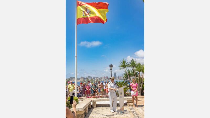 Benidorm pays homage to the Fallen at Sea and to the Navy