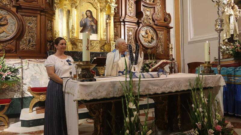 The announcement of Begoña Cano marks the beginning of the festivities of Virgen del Carmen in Benidorm