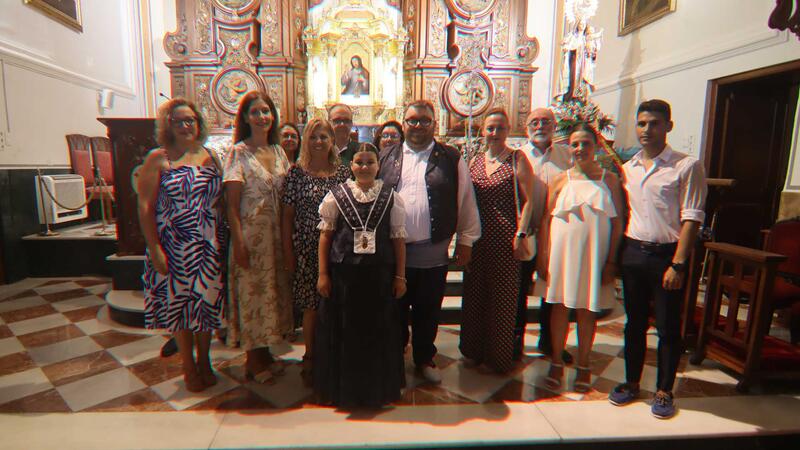 The announcement of Begoña Cano marks the beginning of the festivities of Virgen del Carmen in Benidorm