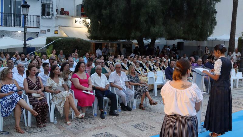 The announcement of Begoña Cano marks the beginning of the festivities of Virgen del Carmen in Benidorm