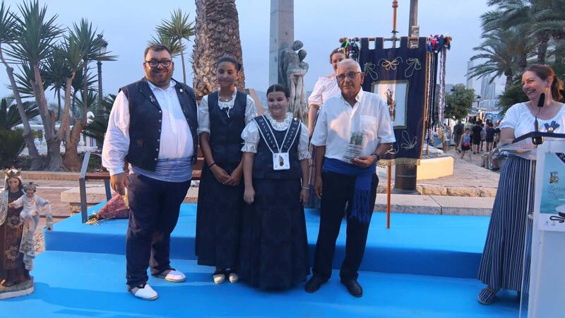 The announcement of Begoña Cano marks the beginning of the festivities of Virgen del Carmen in Benidorm