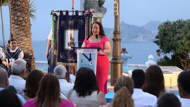 The announcement of Begoña Cano marks the beginning of the festivities of Virgen del Carmen in Benidorm