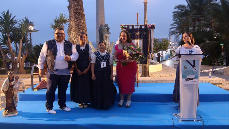 The announcement of Begoña Cano marks the beginning of the festivities of Virgen del Carmen in Benidorm