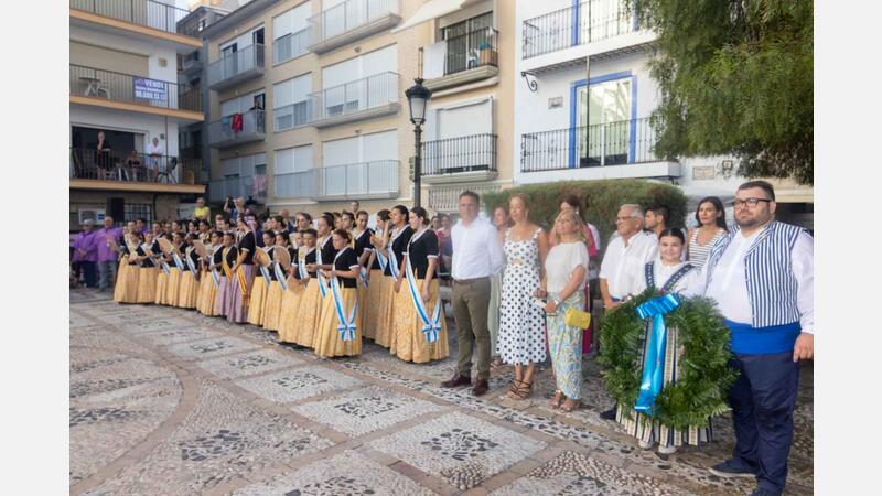 Offering to the Virgen del Carmen and homage to those who fell at sea in Benidorm