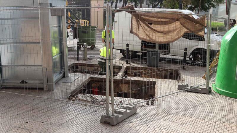 Benidorm incrementa la capacitat de recollida selectiva en la glorieta del Carrasco amb nous contenidors soterrats