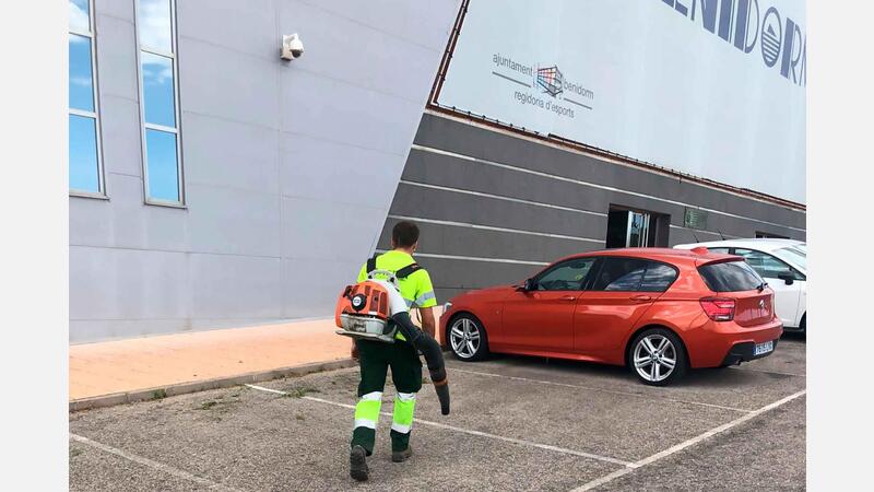 Benidorm realiza actuaciones de mejora en el Palau d’Esport de cara al inicio de la nueva temporada deportiva