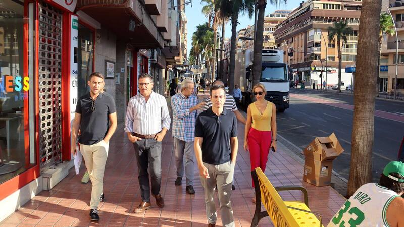 Benidorm inicia las últimas fases de la renovación de infraestructuras y mejora de la accesibilidad de la avenida Beniardá